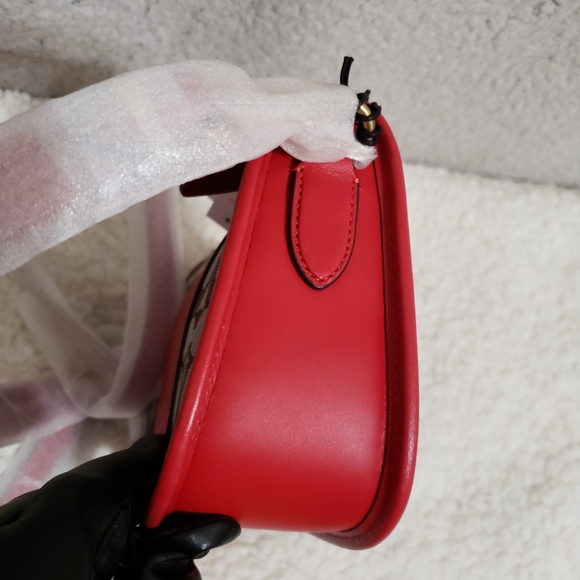 COACH Swinger Signature Jacquard Shoulder Bag - Picture 3 of 11